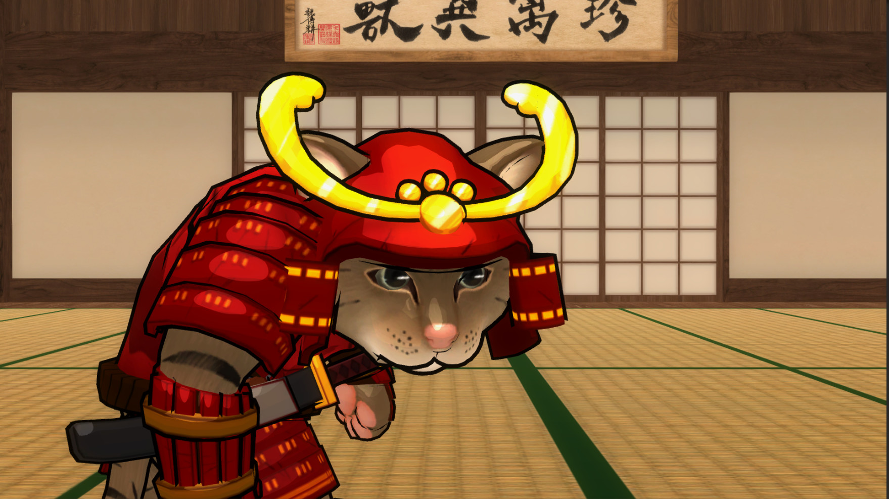 Fight Of Animals - Samurai Costume/Walking Cat Featured Screenshot #1