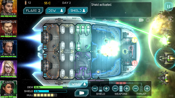 Heliconian - Starship Crew Control screenshot 1