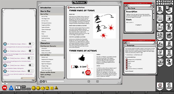 Screenshot z Fantasy Grounds - Index Card RPG Screenshot z Fantasy Grounds - Index Card RPG