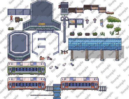 RPG Maker VX Ace - Train Station Asset Pack