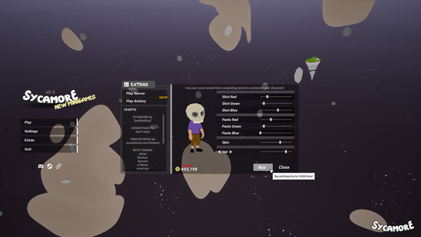 Screenshot z Sycamore Screenshot z Sycamore