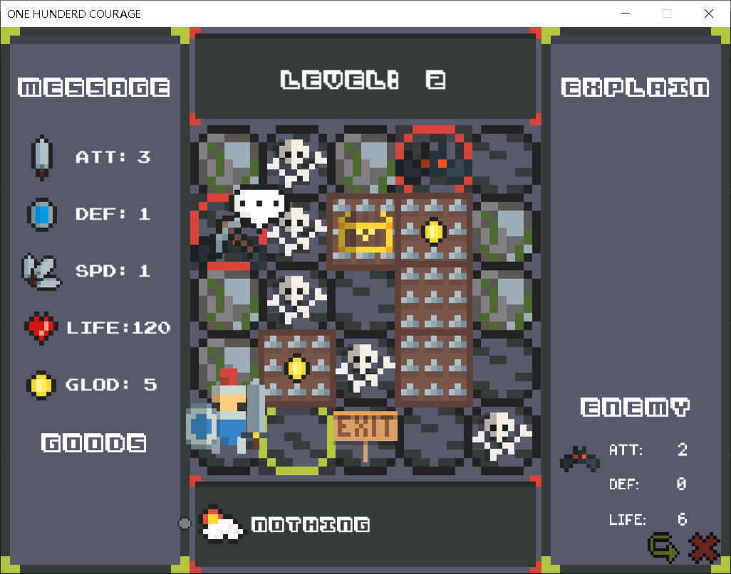 #1. One Hundred Courage (Steam) 由: ISLAND