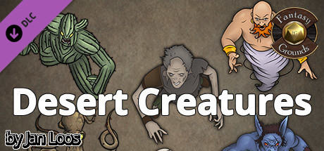 Fantasy Grounds - Jans Token Pack 02 - Desert Creatures
