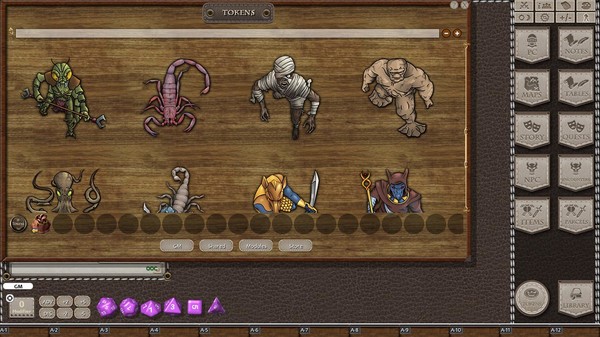 Fantasy Grounds - Jans Token Pack 02 - Desert Creatures