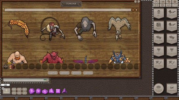 Fantasy Grounds - Jans Token Pack 02 - Desert Creatures