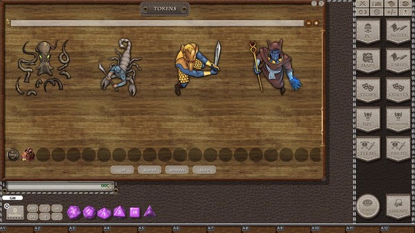 Fantasy Grounds - Jans Token Pack 02 - Desert Creatures