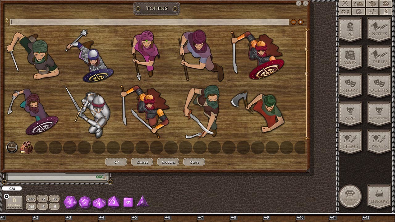 Fantasy Grounds - Jans Token Pack 01 - Desert Warriors screenshot 2