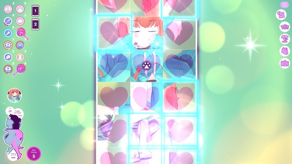 Screenshot 3 of Mosaique Neko Waifus 2 - more gameplay footage