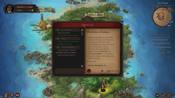 Screenshot z Fabled Lands