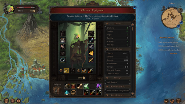 Screenshot z Fabled Lands