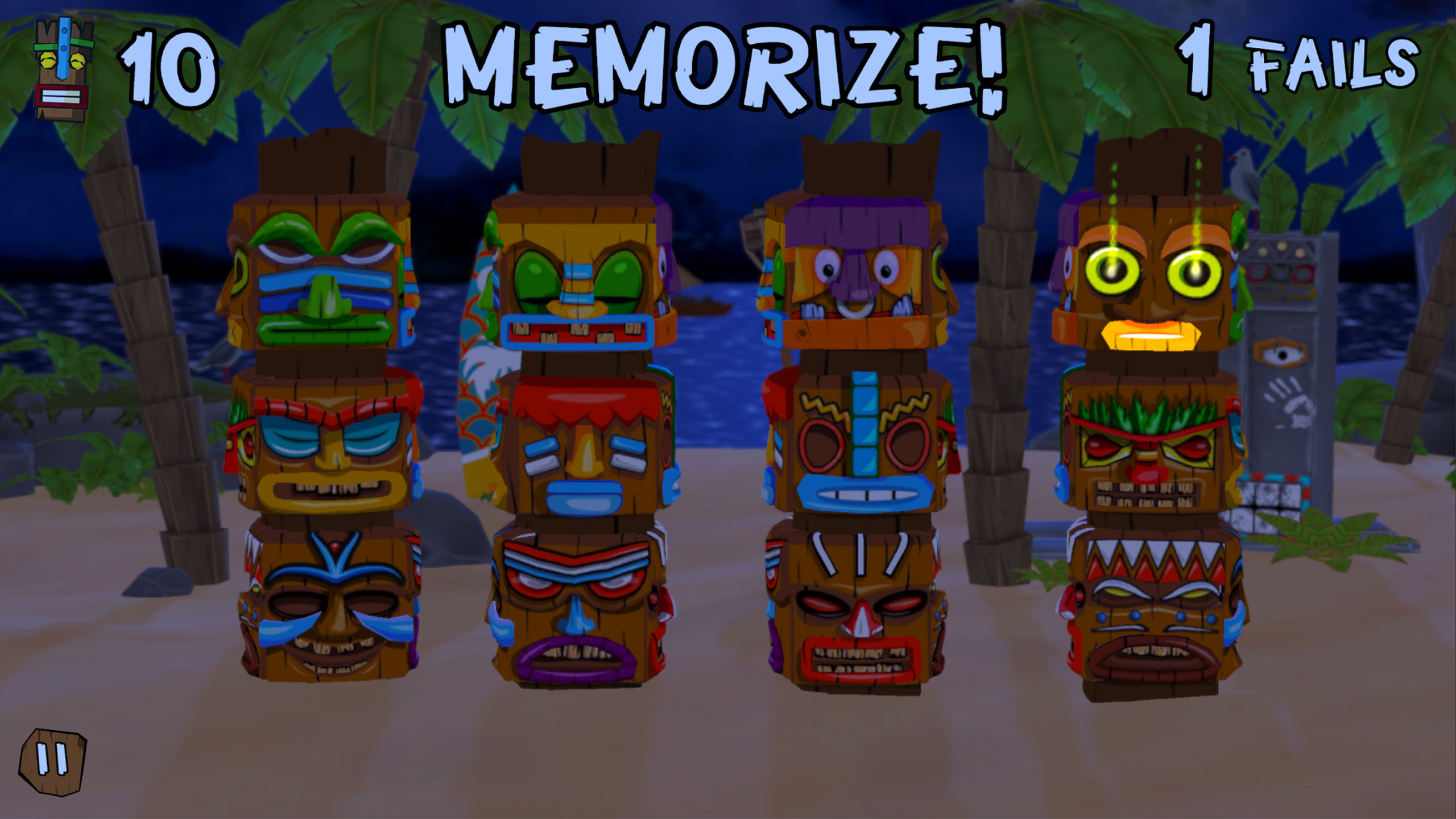 Tiki Tiki: The Tropical Memory Game