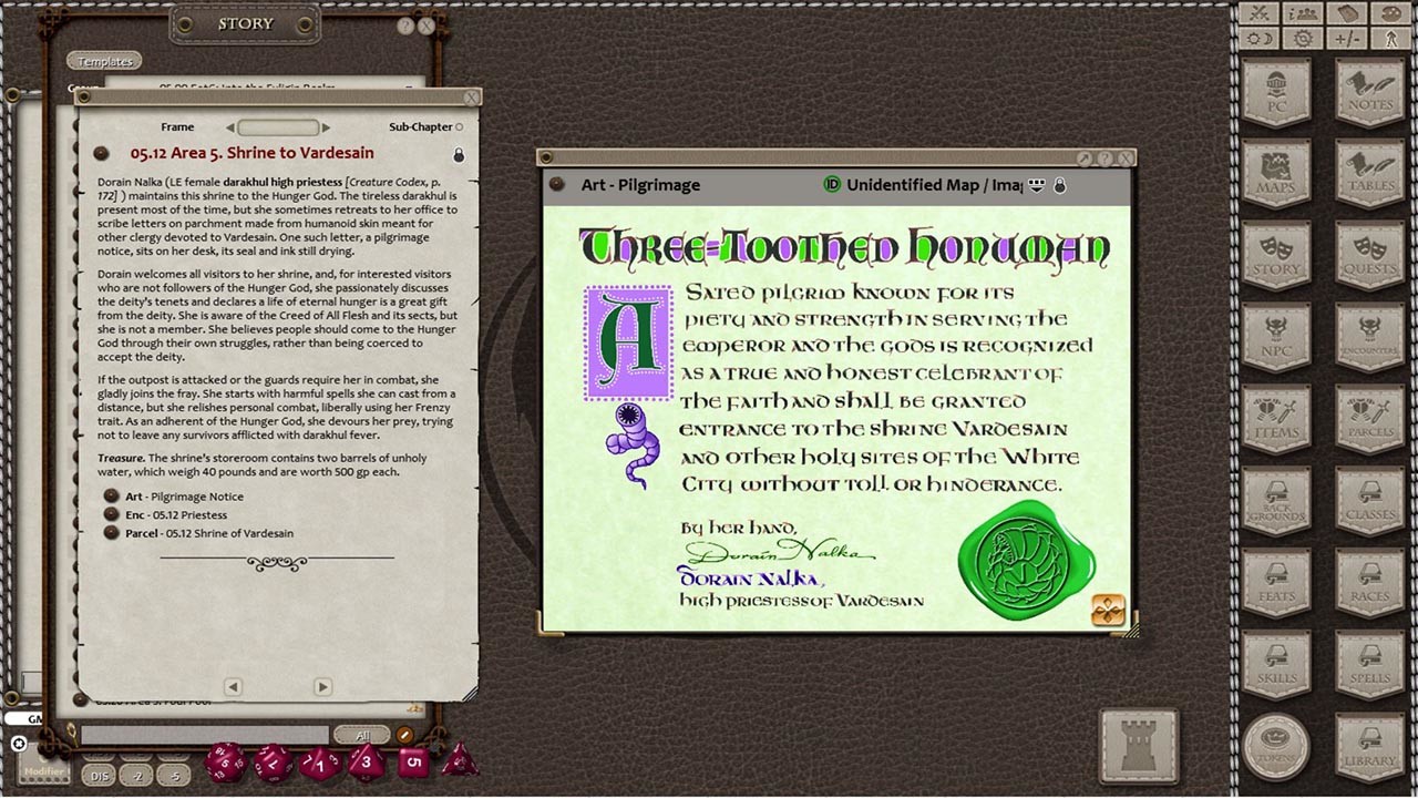 Fantasy Grounds - Empire of the Ghouls screenshot 4