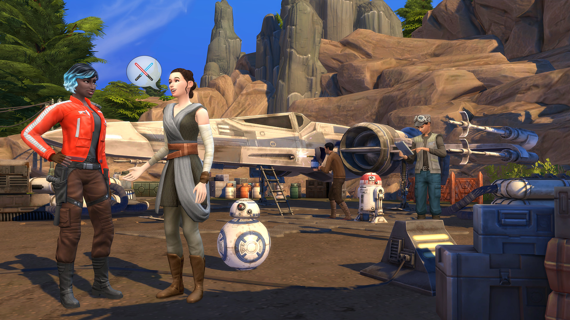 #2. The Sims™ 4 Star Wars™: Journey to Batuu Game Pack (Steam) بواسطة: Electronic Arts