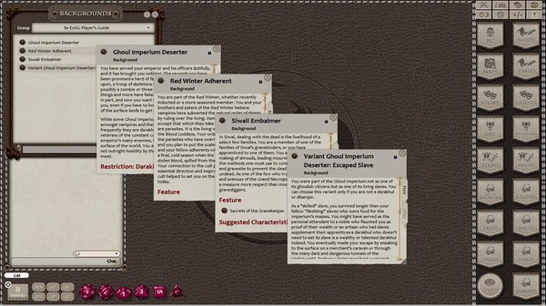 Fantasy Grounds - Underworld Player's Guide