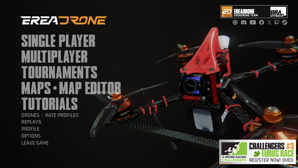 EreaDrone : FPV Drone Simulator.