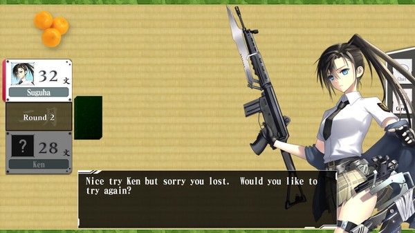 Screenshot z Bishoujo Battle Hanafuda Koi-Koi