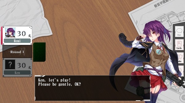 Screenshot z Bishoujo Battle Hanafuda Koi-Koi