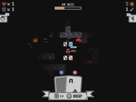 Screenshot z RogueJack: Roguelike Blackjack