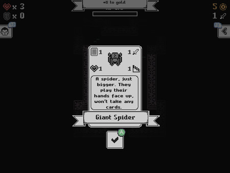 Screenshot z RogueJack: Roguelike Blackjack
