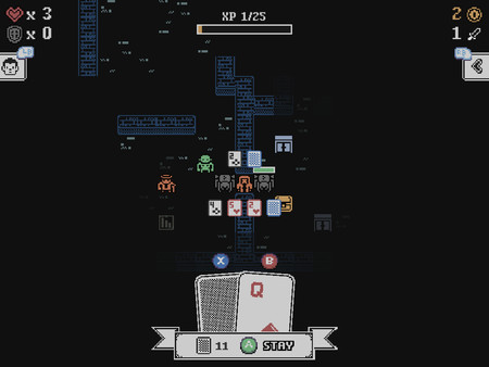 Screenshot z RogueJack: Roguelike Blackjack
