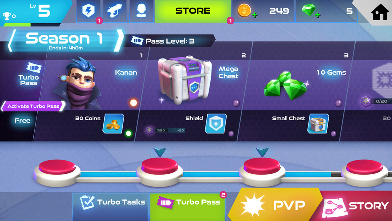 #5. Turbo Shot (Steam) 由: Wizard Games Inc