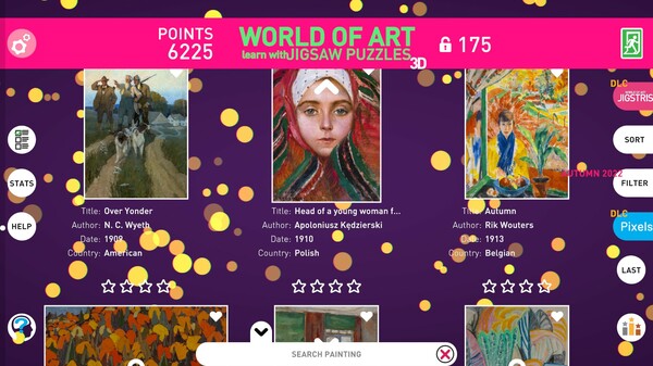 WORLD OF ART JIGSAW PUZZLES 