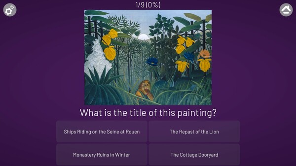 Screenshot z World of Art - learn with Jigsaw Puzzles