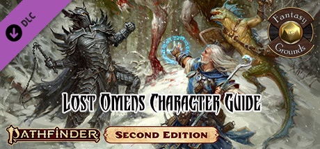 Fantasy Grounds - Pathfinder 2 RPG - Pathfinder Lost Omens Character Guide Header Image