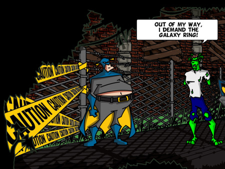 Screenshot z The Adventures of Fatman: Intergalactic Indigestion