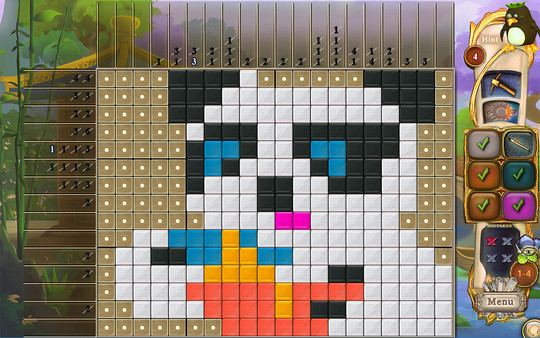 Fantasy Mosaics 34: Zen Garden screenshot 2