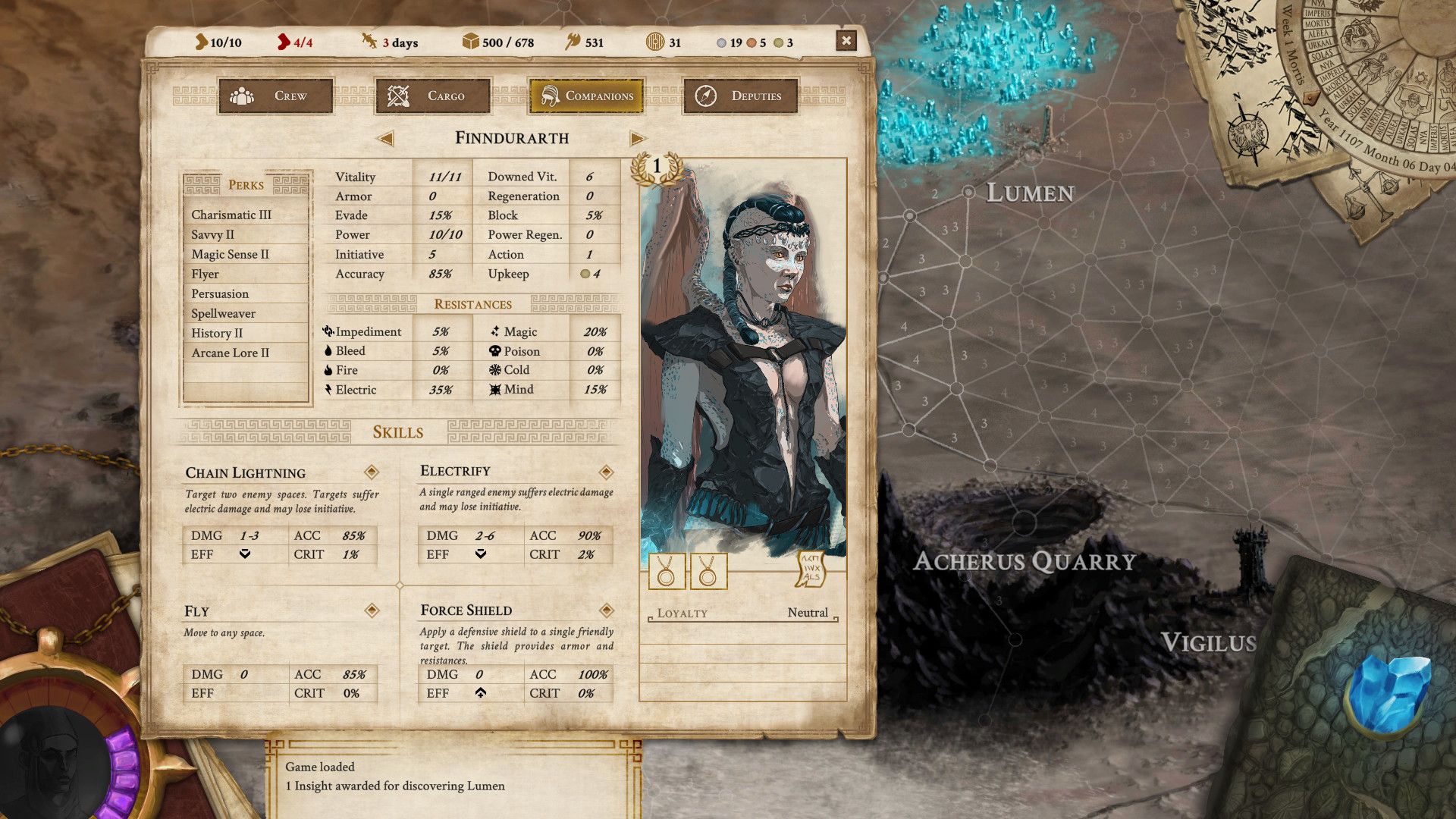 Vagrus - The Riven Realms: Demo (Prologue) screenshot #1