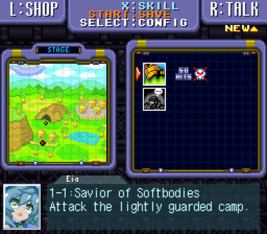 Screenshot z 軟体轟輪ゲルタンク