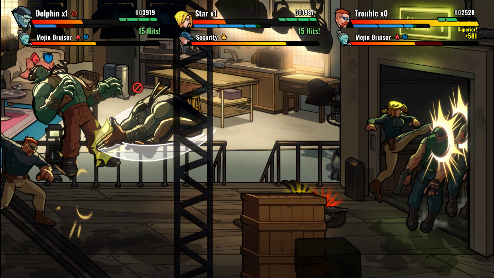 screenshot of Mayhem Brawler 11