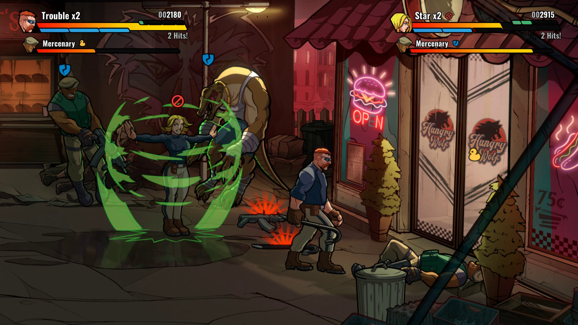 screenshot of Mayhem Brawler 2