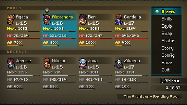 Screenshot z Quartet