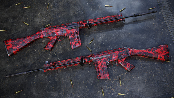 KHAiHOM.com - Insurgency: Sandstorm - Red Dark Weapon Skin Set