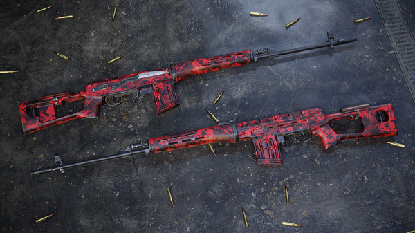 KHAiHOM.com - Insurgency: Sandstorm - Red Dark Weapon Skin Set