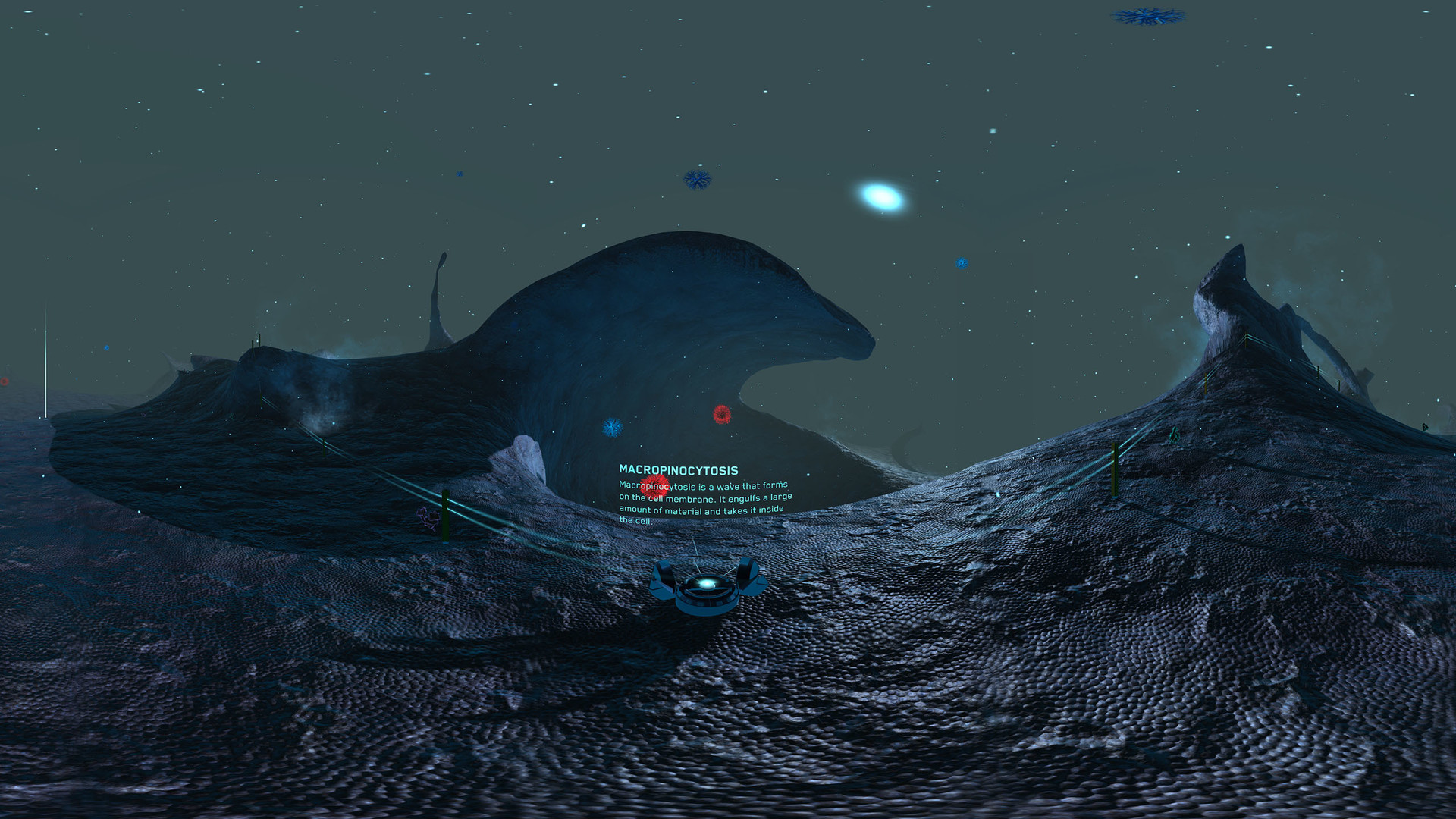 #5. Journey to the Centre of the Cell (Steam) Ved: 3D Visualisation Aesthetics Lab