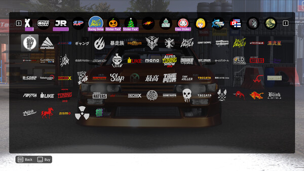 CarX Drift Racing Online - Pro Drift Sticker Pack — скриншот 1