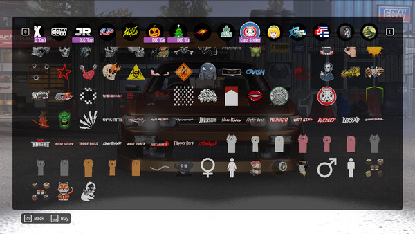 CarX Drift Racing Online - Street Class Sticker Pack — скриншот 2