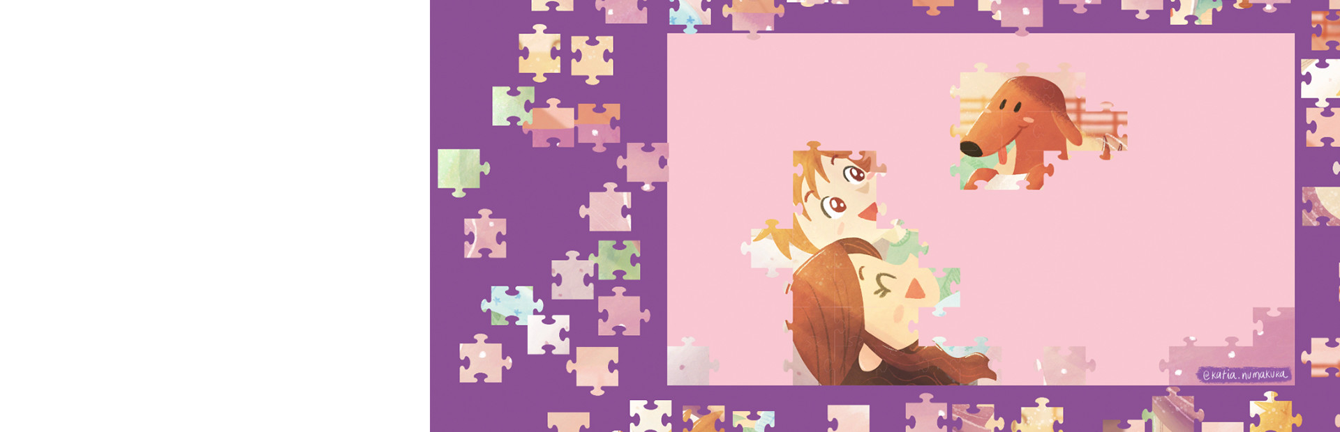 Lucky and a life worth living - a jigsaw puzzle tale