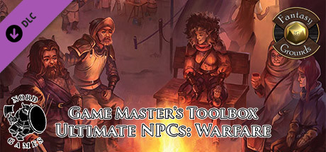 Fantasy Grounds - Game Master's Toolbox: Ultimate NPCs: Warfare 5th Edition Header Image