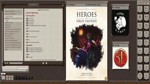 Fantasy Grounds - Heroes of High Fantasy: Fires of War