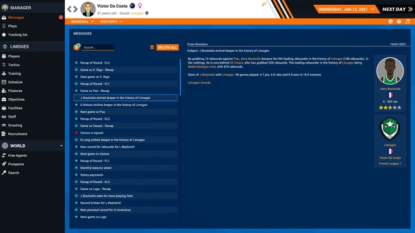 Pro Basketball Manager 2021 Screenshot