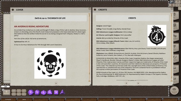 Fantasy Grounds - D&D Adventurers League 09-12 The Breath of Life