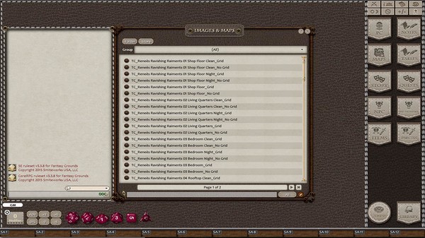 Fantasy Grounds - Starter Town Map Bundle 01
