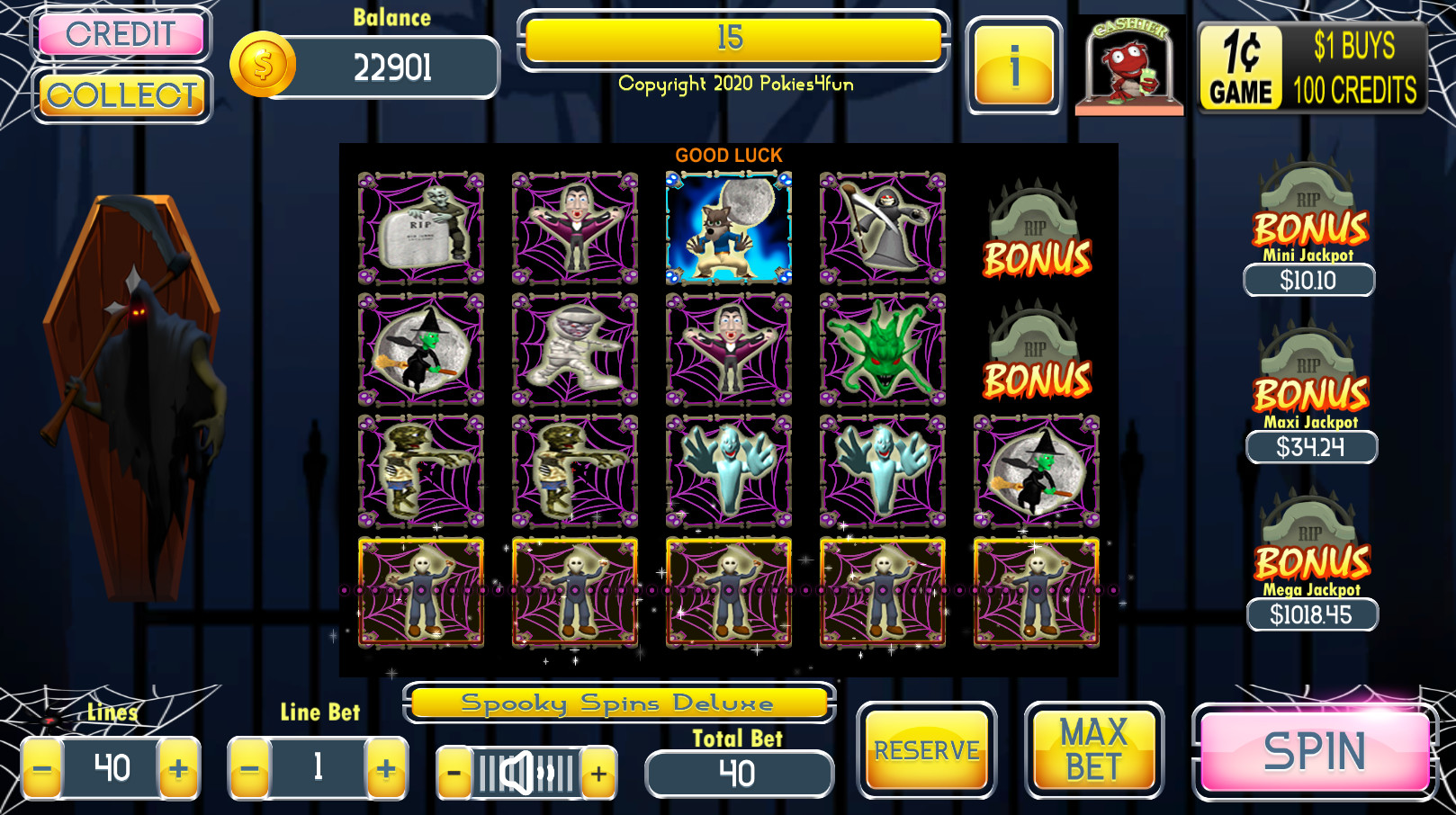Spooky Spins Deluxe Steam Edition