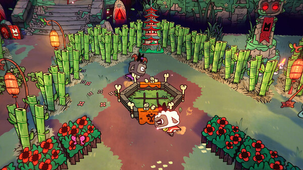Screenshot z Cult of the Lamb