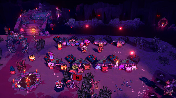 Screenshot z Cult of the Lamb