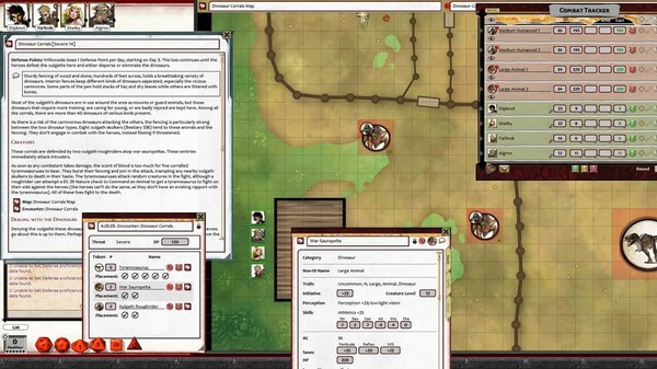 Fantasy Grounds - Pathfinder 2 RPG - Extinction Curse AP 4: Siege of the Dinosaurs screenshot 7
